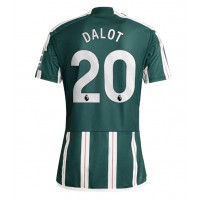 Manchester United Diogo Dalot #20 Bortedrakt 2023-24 Kortermet
